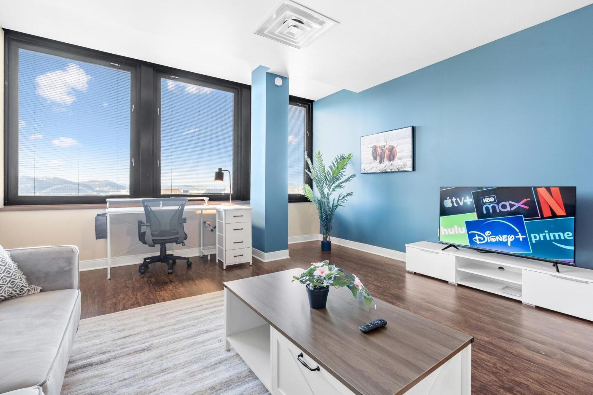 Luxury High Rise 1Bd River Views Downtown Pittsburgh Eksteriør bilde